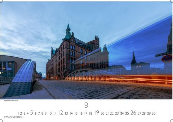 Produktbild: Hamburg Kalender 2027 &ndash; Wandkalender | Fotokalender Deutschland 50x35cm | mit stimmungsvollen Motiven von Hafen, Elbe, Speicherstadt und hanseatischem Flair