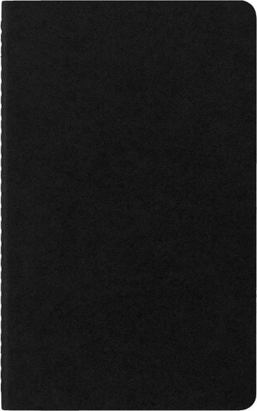 Produktbild: Moleskine Cahier, L/A5, 3er Set, Blanko, Kartoneinband, Schwarz