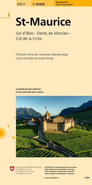 Produktbild: 272T St-Maurice Wanderkarte
