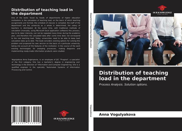 Produktbild: Distribution of teaching load in the department
