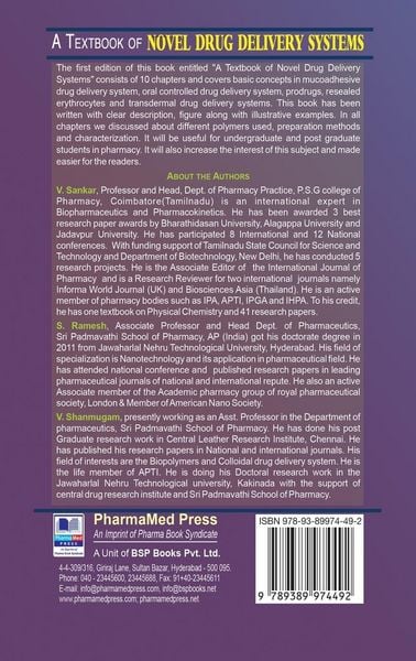 Produktbild: A Textbook of Novel Drug Delivery Systems
