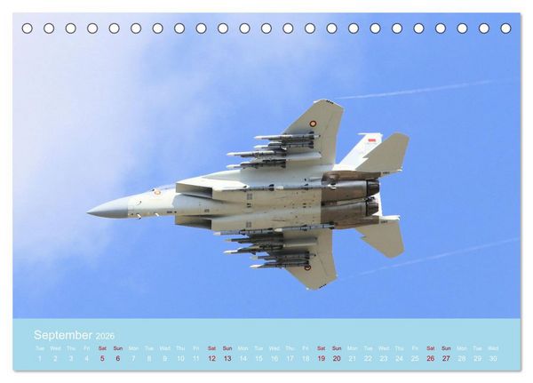Produktbild: Stunning Aircraft (Desk Calendar 2026 DIN A5 landscape), CALVENDO 12 Month DeskCalendar