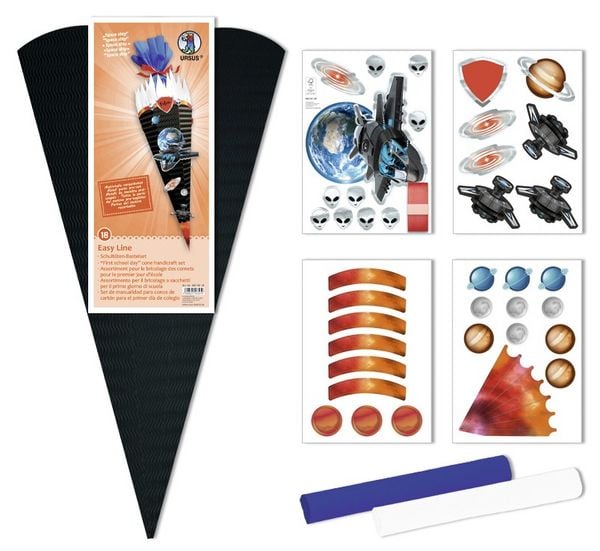 Produktbild: URSUS Schult&uuml;ten-Bastelset Easy Line "Spaceship"
