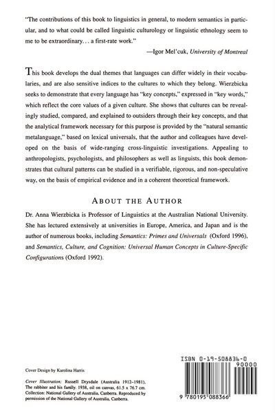 Produktbild: Understanding Cultures Through Their Key Words
