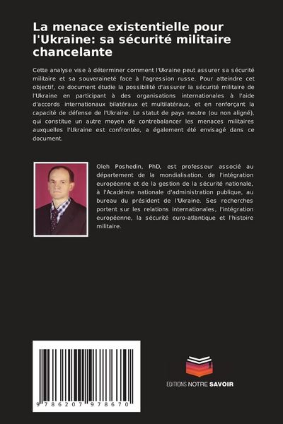 Produktbild: La menace existentielle pour l'Ukraine: sa s&eacute;curit&eacute; militaire chancelante