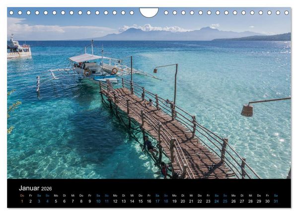 Produktbild: Philippinen Foto Wandkalender 2026 (Wandkalender 2026 DIN A4 quer), CALVENDO Monatskalender