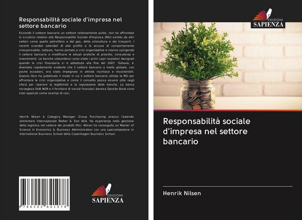 Produktbild: Responsabilit&agrave; sociale d'impresa nel settore bancario