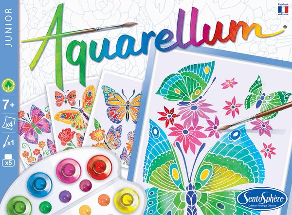 Produktbild: Sentosphere - Aquarellum Junior Schmetterling & Blume