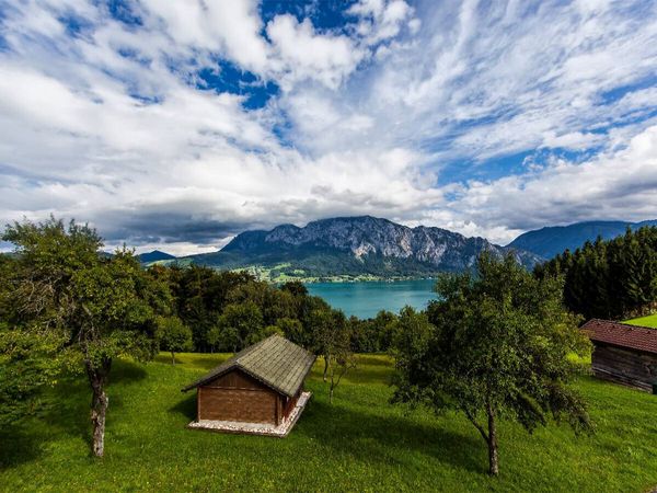 Produktbild: CALVENDO Puzzle Blick &uuml;ber Attersee aufs H&ouml;llengebirge | 1000 Teile Lege-Gr&ouml;&szlig;e 64x48cm Foto-Puzzle f&uuml;r gl&uuml;ckliche Stunden