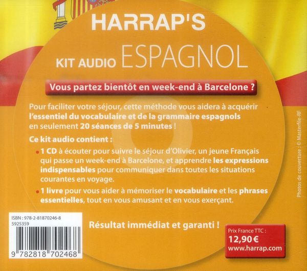 Produktbild: Espagnol : d&eacute;butez l'espagnol en 20 s&eacute;ances de 5 mn + 1 CD audio