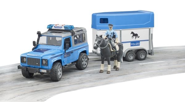 Produktbild: Bruder 02588 Land Rover Defender Polizeifahrzeug