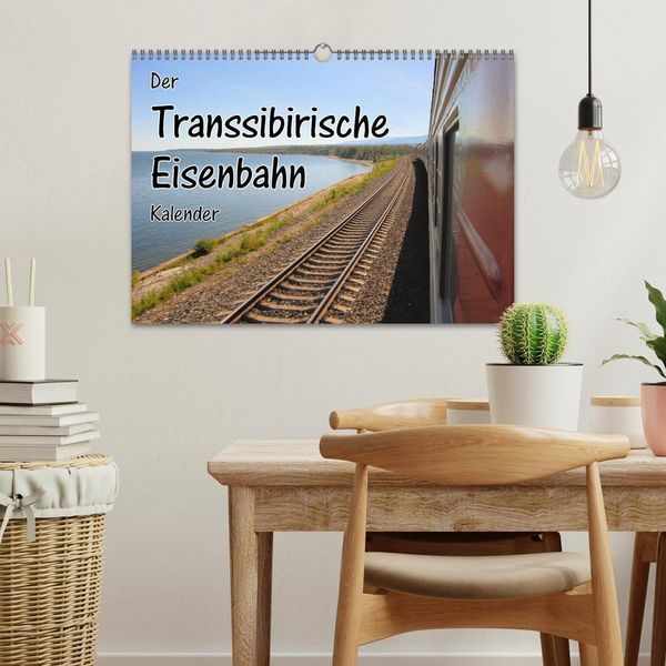 Produktbild: Der Transsibirische Eisenbahn Kalender (Wandkalender 2026 DIN A3 quer), CALVENDO Monatskalender