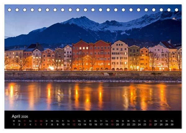 Produktbild: Alpen (Tischkalender 2026 DIN A5 quer), CALVENDO Monatskalender