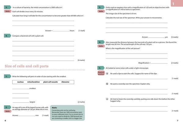 Produktbild: GCSE Science 9-1 - Aqa GCSE (9-1) Biology Grade 6-7 Booster Workbook
