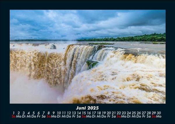 Produktbild: Wasserfälle 2025 Fotokalender DIN A5