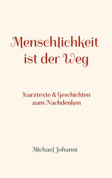 Produktbild: Menschlichkeit ist der Weg