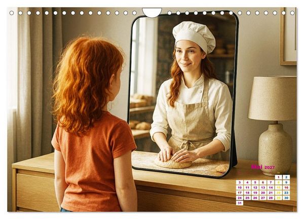 Produktbild: Zukunft im Spiegelbild - Tr&auml;ume ver&auml;ndern sich nicht, sie reifen (Wandkalender 2027 DIN A4 quer), CALVENDO Monatskalender