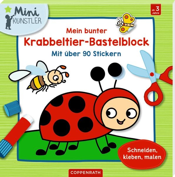 Produktbild: Mein bunter Krabbeltier-Bastelblock