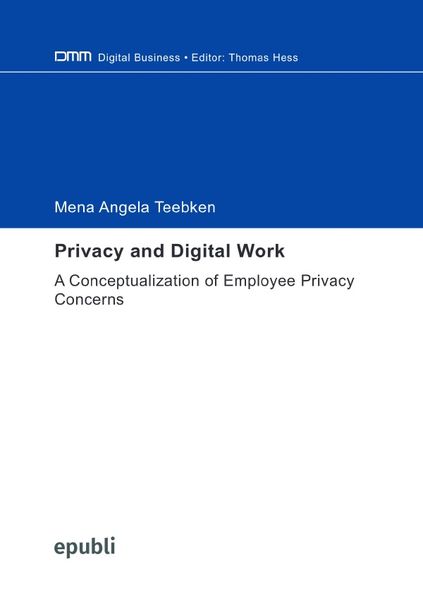 Produktbild: Privacy and Digital Work