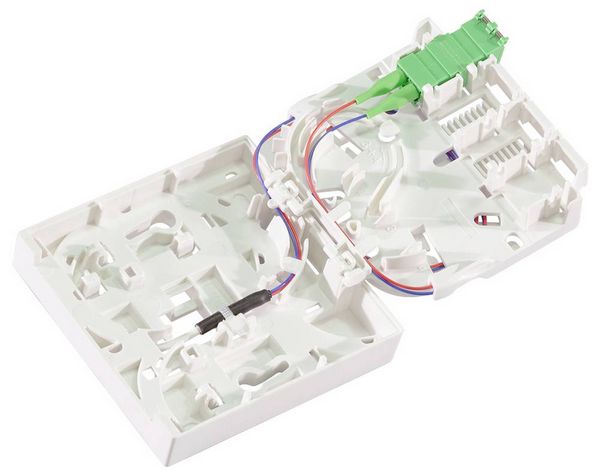 Produktbild: LogiLink FB2LC60 Glasfaser LWL Anschlusskabel 60m Wei&szlig;
