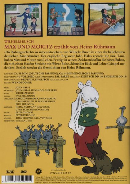 Produktbild: Max und Moritz - Erz&auml;hlt von Heinz R&uuml;hmann