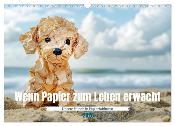 Produktbild: Wenn Papier zum Leben erwacht (Wandkalender 2026 DIN A3 quer), CALVENDO Monatskalender