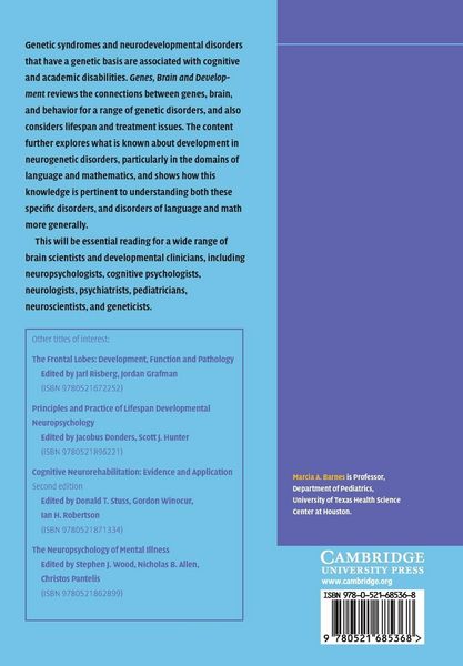 Produktbild: Genes, Brain and Development