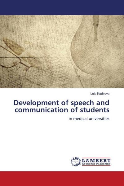 Produktbild: Development of speech and communication of students