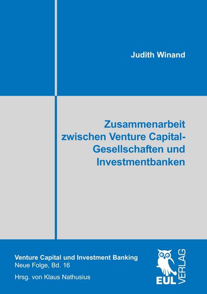 Produktbild: Zusammenarbeit zwischen Venture Capital-Gesellschaften und Investmentbanken