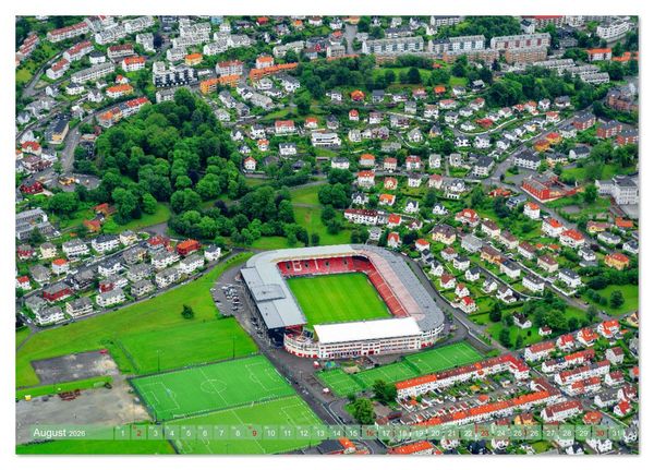 Produktbild: Norwegen aus dem Hubschrauber - Luftaufnahmen und Panorama (Tischkalender 2026 DIN A5 quer), CALVENDO Monatskalender
