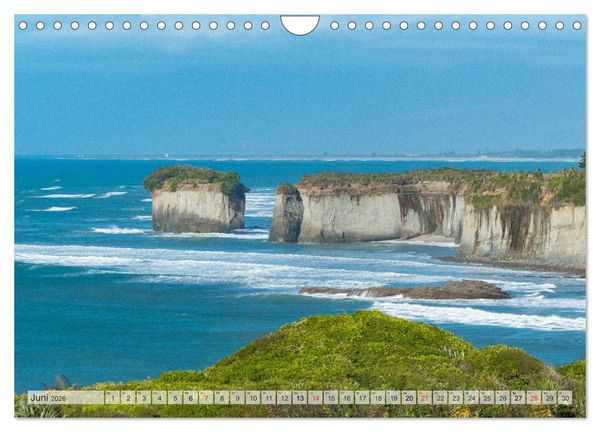 Produktbild: Neuseeland - Wandelnde Landschaften (Wandkalender 2026 DIN A4 quer), CALVENDO Monatskalender