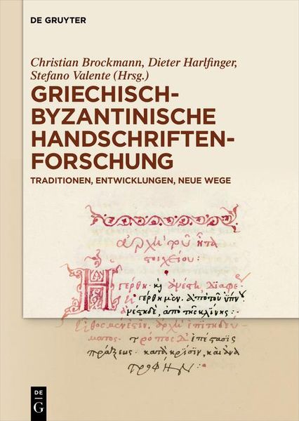 Produktbild: Griechisch-byzantinische Handschriftenforschung