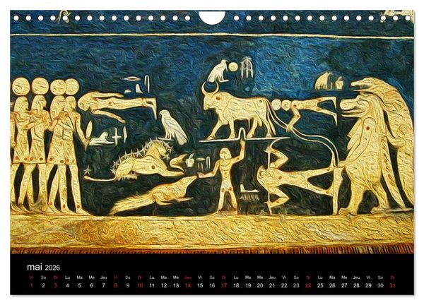 Produktbild: L'&Eacute;GYPTE EN COULEURS (Calendrier mural 2026 DIN A4 vertical), CALVENDO calendrier mensuel