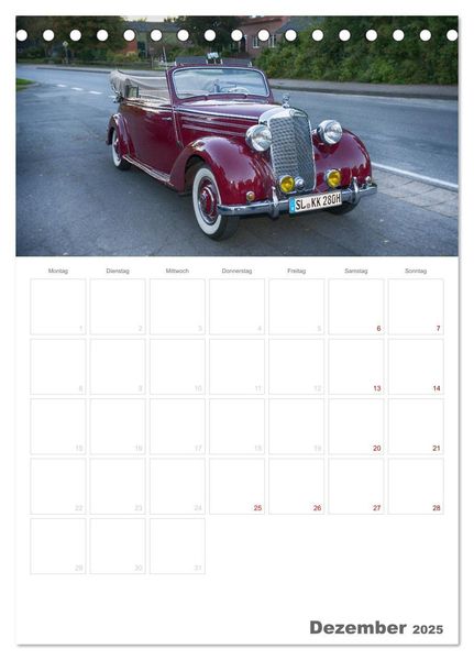 Produktbild: Mercedes Benz 170 SCB (Tischkalender 2025 DIN A5 hoch), CALVENDO Monatskalender