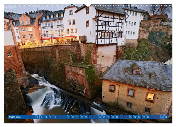 Produktbild: Idyllisches Saarburg (hochwertiger Premium Wandkalender 2026 DIN A2 quer), Kunstdruck in Hochglanz