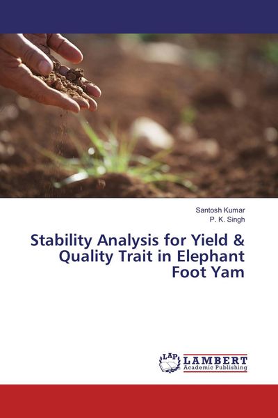 Produktbild: Stability Analysis for Yield & Quality Trait in Elephant Foot Yam