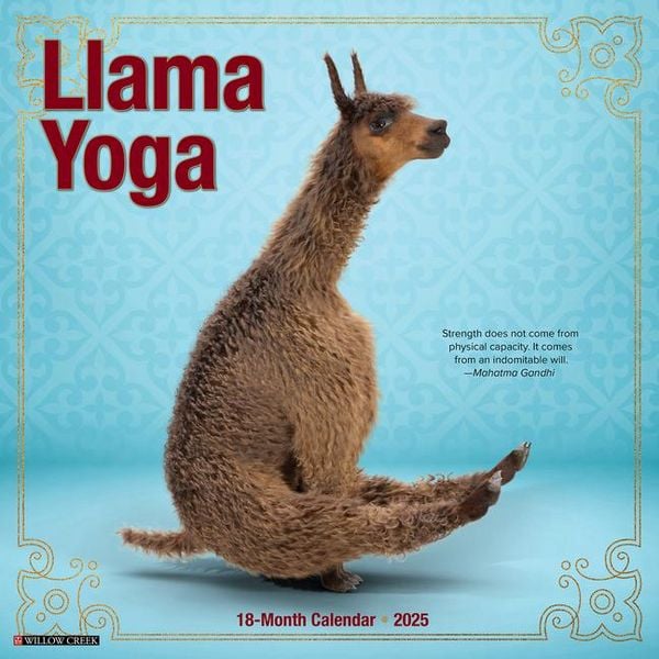 Produktbild: Llama Yoga 2026 Wall Calendar