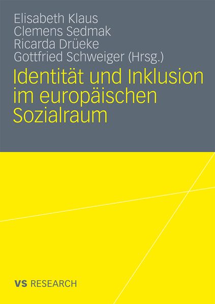 Produktbild: Identit&auml;t und Inklusion im europ&auml;ischen Sozialraum