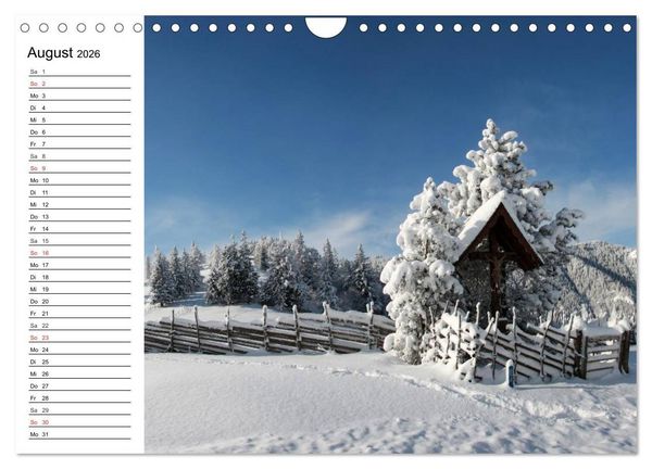 Produktbild: Winterm&auml;rchen. Landschaften im Schnee (Wandkalender 2026 DIN A4 quer), CALVENDO Monatskalender