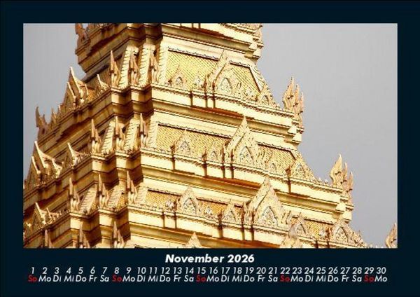 Produktbild: Tempel 2026 Fotokalender DIN A5