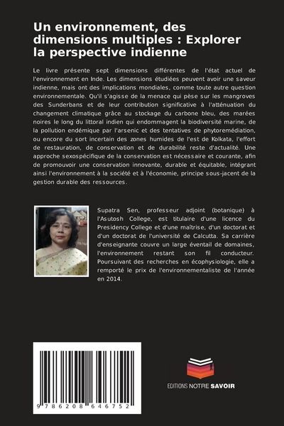 Produktbild: Un environnement, des dimensions multiples : Explorer la perspective indienne