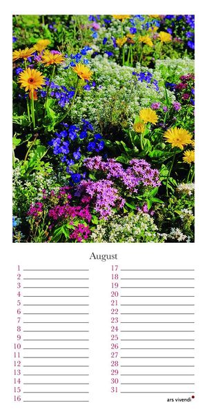 Produktbild: Geburtstagskalender Garten