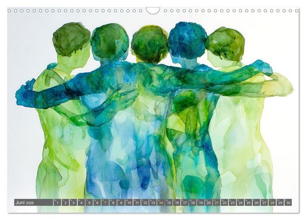 Produktbild: Menschenrechte - W&uuml;rde und Freiheit (Wandkalender 2026 DIN A3 quer), CALVENDO Monatskalender