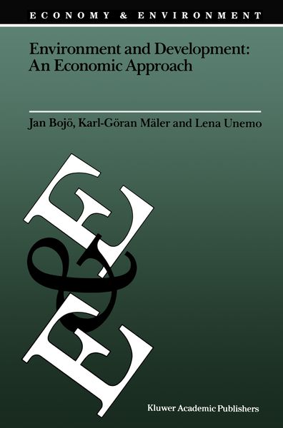 Produktbild: Environment and Development: An Economic Approach