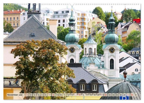 Produktbild: Famous Spas in the Czech Republic (Wall Calendar 2026 DIN A2 landscape), CALVENDO 12 Month Wall Calendar