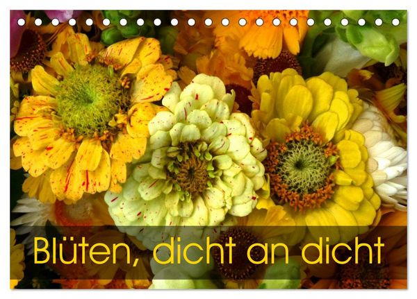 Blüten dicht an dicht (Tischkalender 2026 DIN A5 quer), CALVENDO Monatskalender