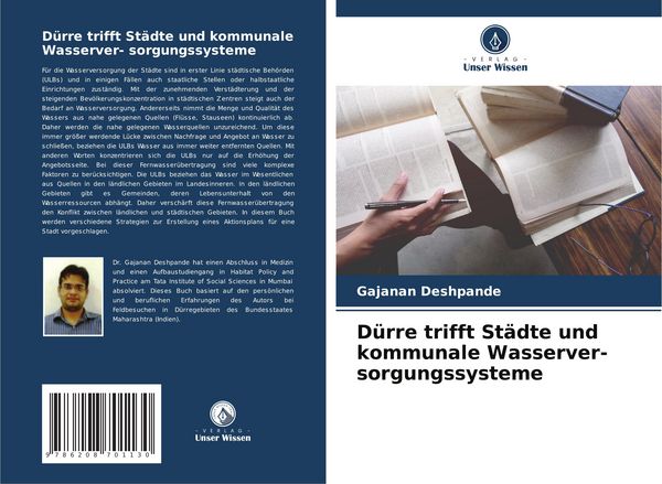 Dürre trifft Städte und kommunale Wasserver- sorgungssysteme, Taschenbuch von Gajanan Deshpande, Verlag Unser Wissen, 9786208701130