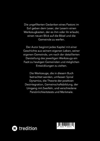 Produktbild: Die ungefilterten Gedanken eines Pastors im Exil