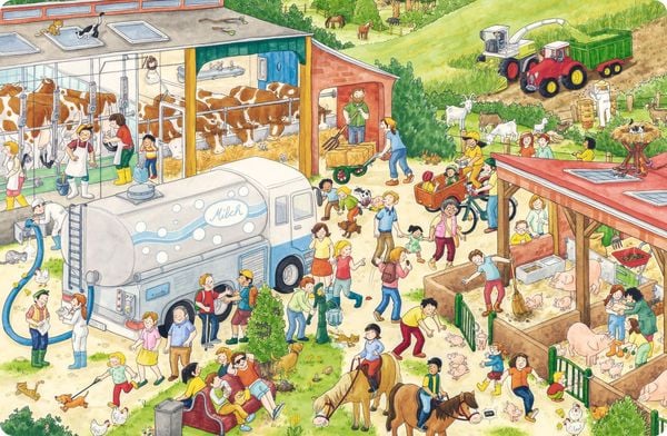 Produktbild: Mein gro&szlig;es Bauernhof-Wimmelbuch