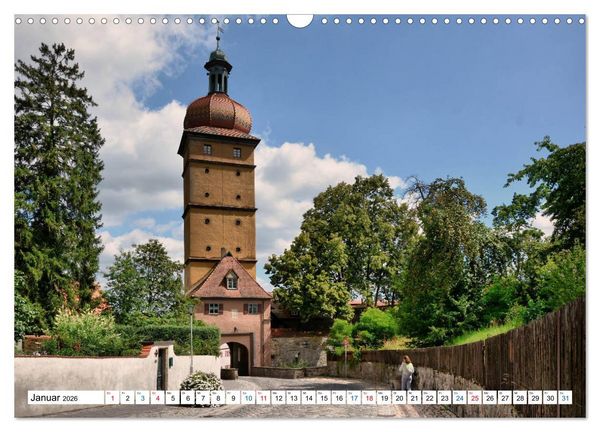 Produktbild: Dinkelsb&uuml;hl - Ansichtssache (Wandkalender 2026 DIN A3 quer), CALVENDO Monatskalender